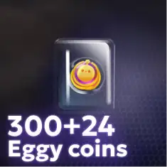 300+24 Eggy Coins